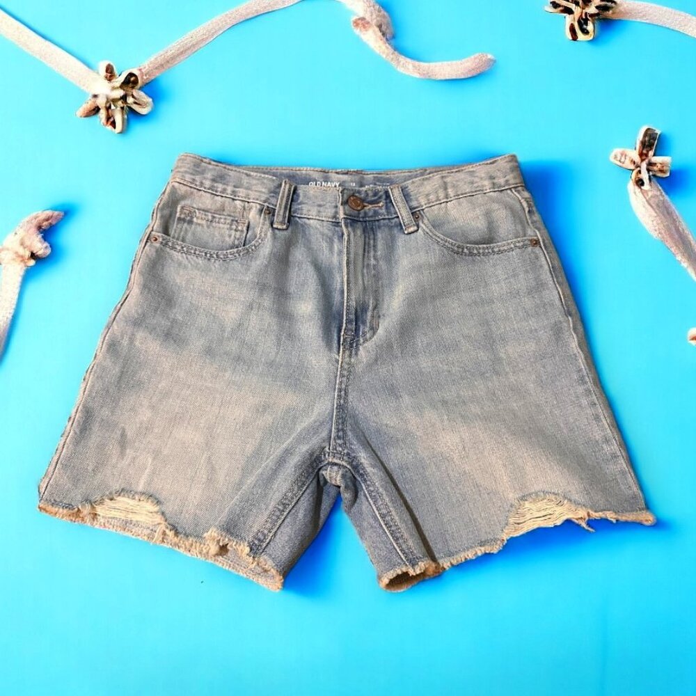 Old Navy High Rise "Slouchy Straight" Shorts